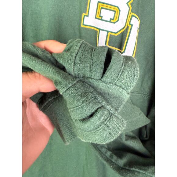 Baylor Bears Spirit Jersey Style Long Sleeve Shirt‎ Green Gold Adult Small NCAA - Picture 5 of 7